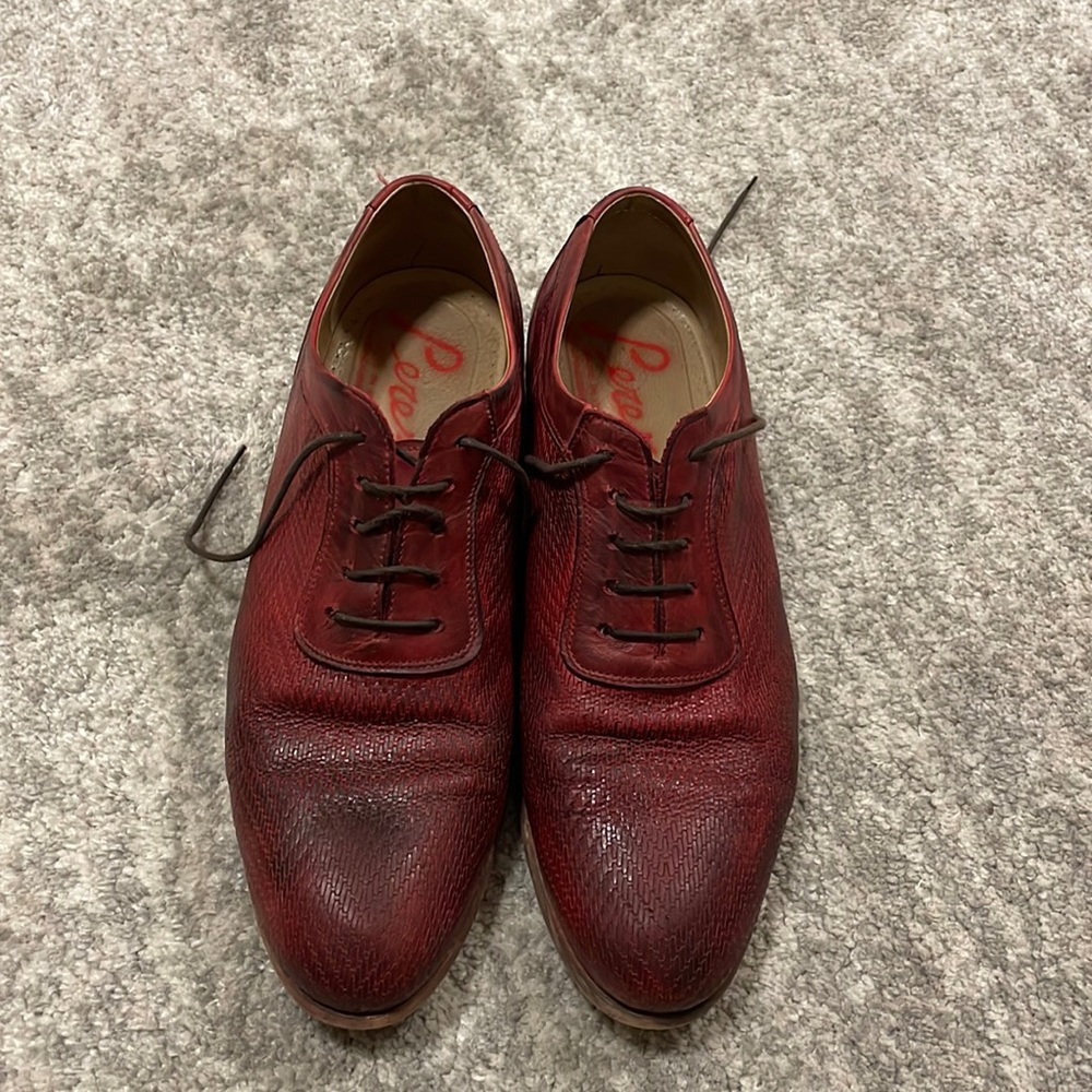 Italian genuine leather dress shoes